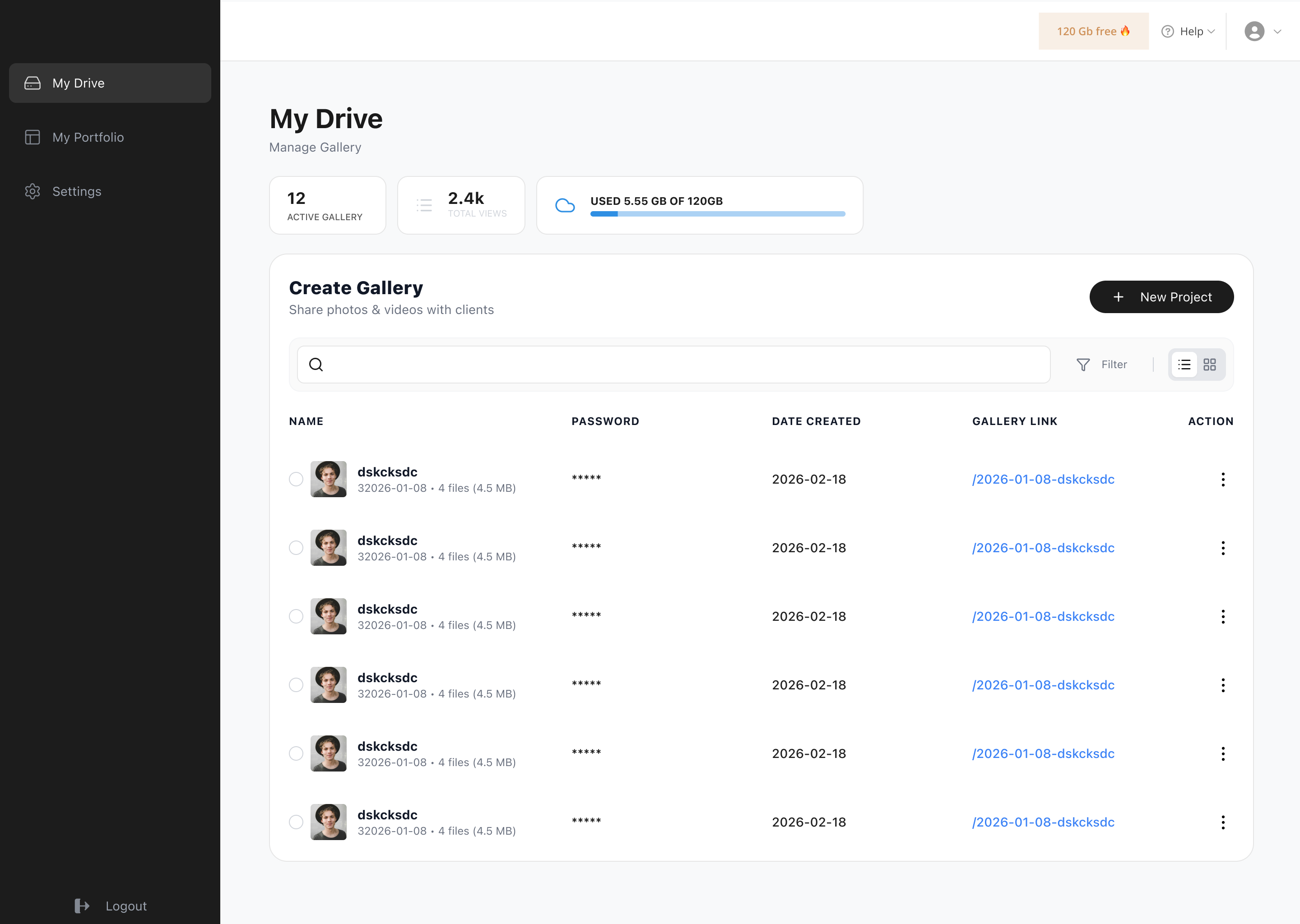 Photosharing with Ai